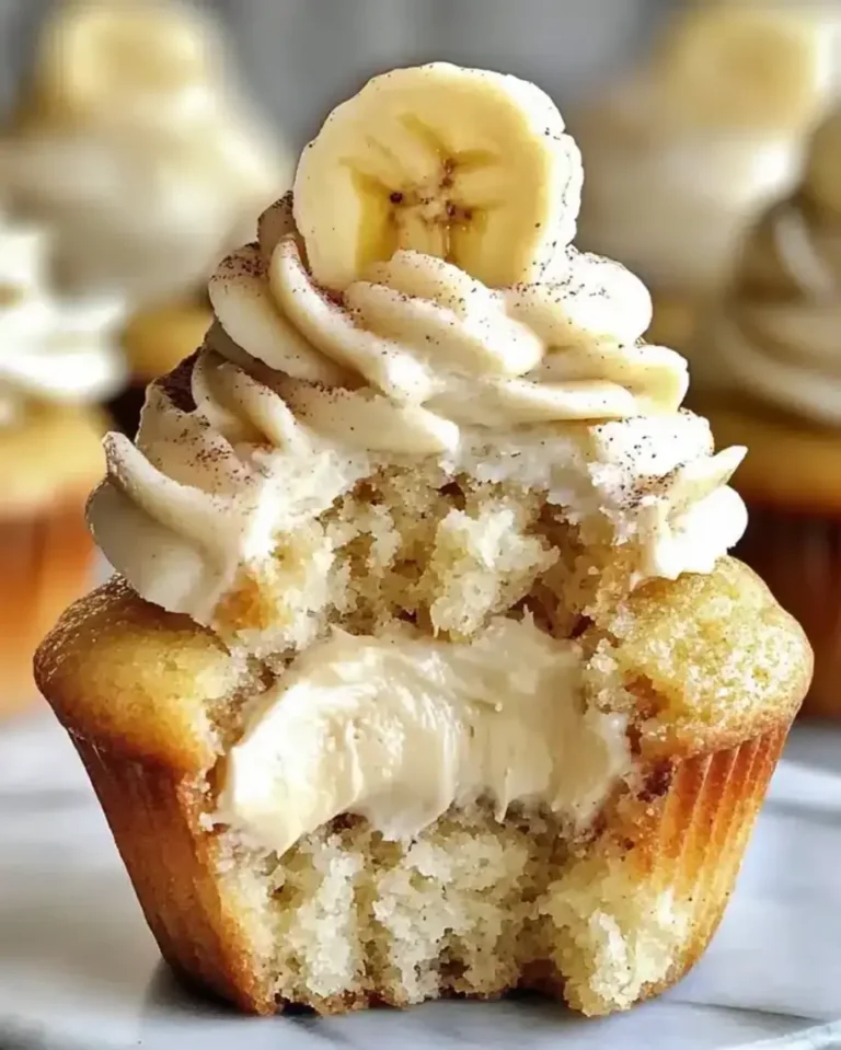 Banana Cream Cheese Cupcakes Recipe – Easy Dessert Ideas