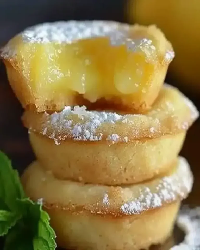 Lemon Bar Cookie Cups Recipe – Sweet & Tangy Delight
