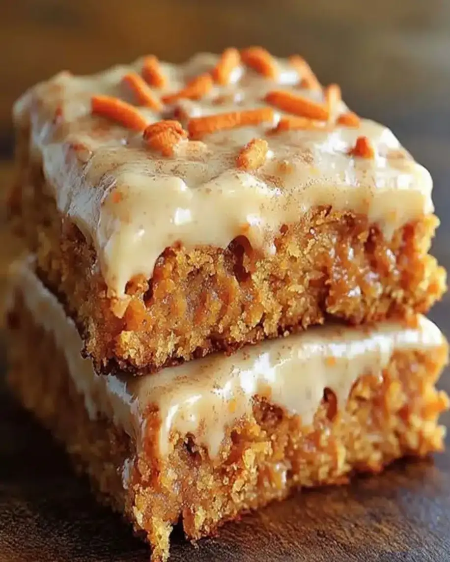 Luscious Carrot Bars with Maple Frosting