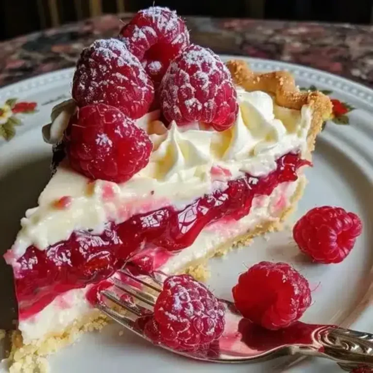 Lemon Raspberry Layered Pie Recipe | Easy & Tasty