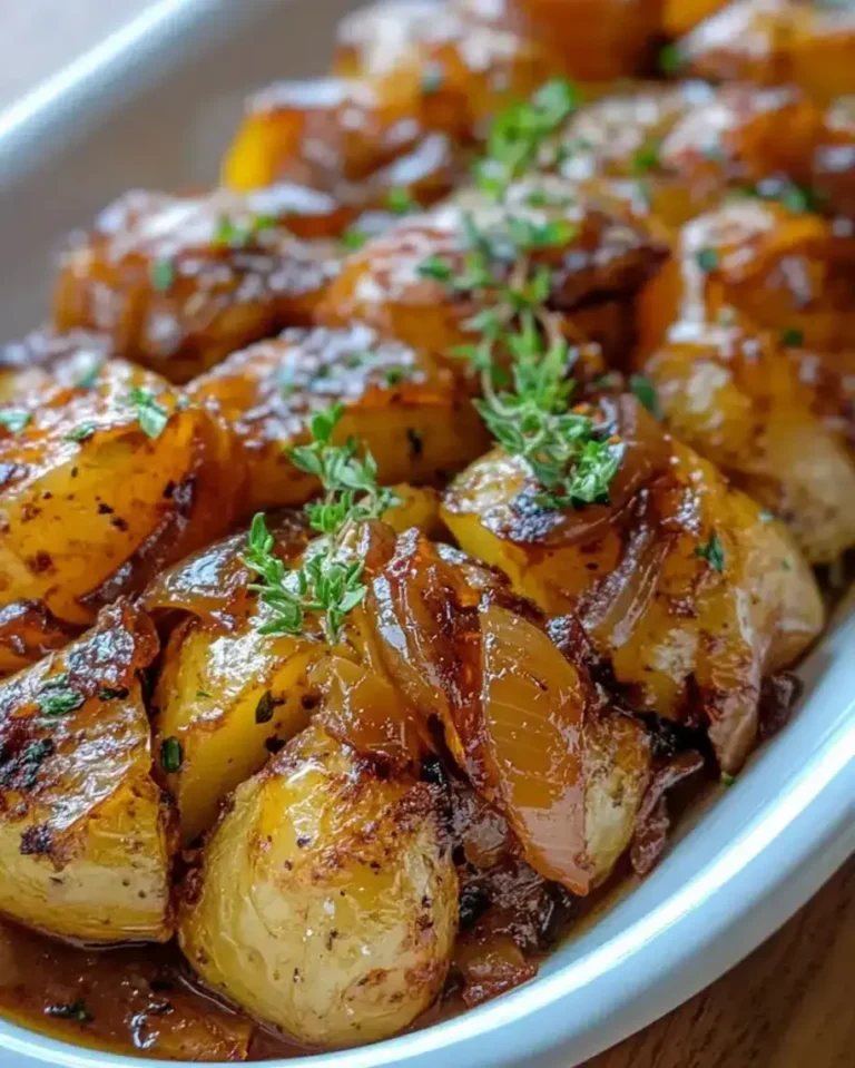 Easy French Onion Potato Bake Recipe | Cheesy Comfort Food