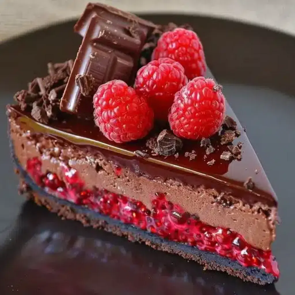 Luxurious Berry Bliss Chocolate Cheesecake