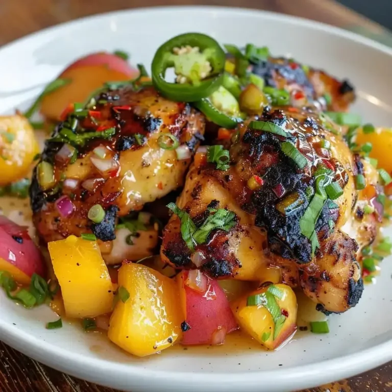 Jalapeño Peach Chicken Recipe – Sweet and Spicy Delight