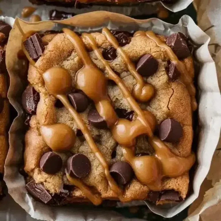 Chocolate Chip Cookie Bars: Homemade Recipe