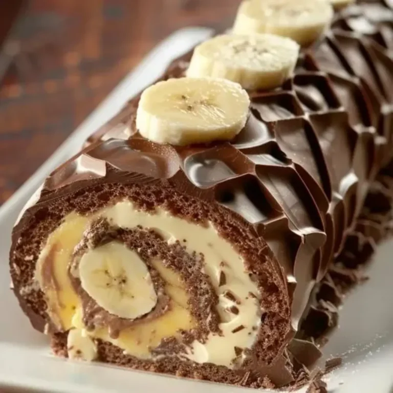 Banana Chocolate Dream Roll Recipe | Simple & Tasty