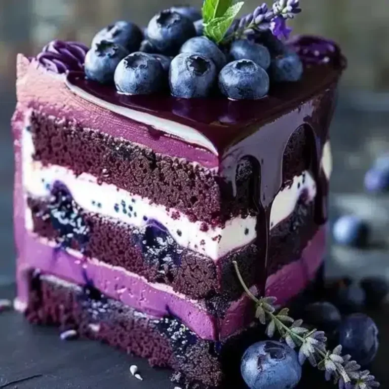 Blueberry Chocolate Cake Recipe: Indulgent Treat