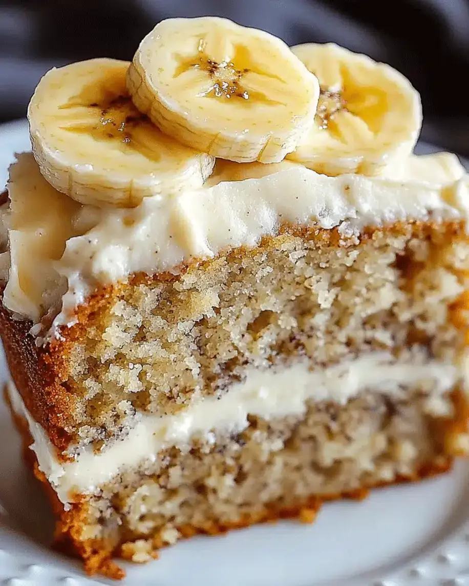 Banana Bread Cake with Cream Cheese Frosting