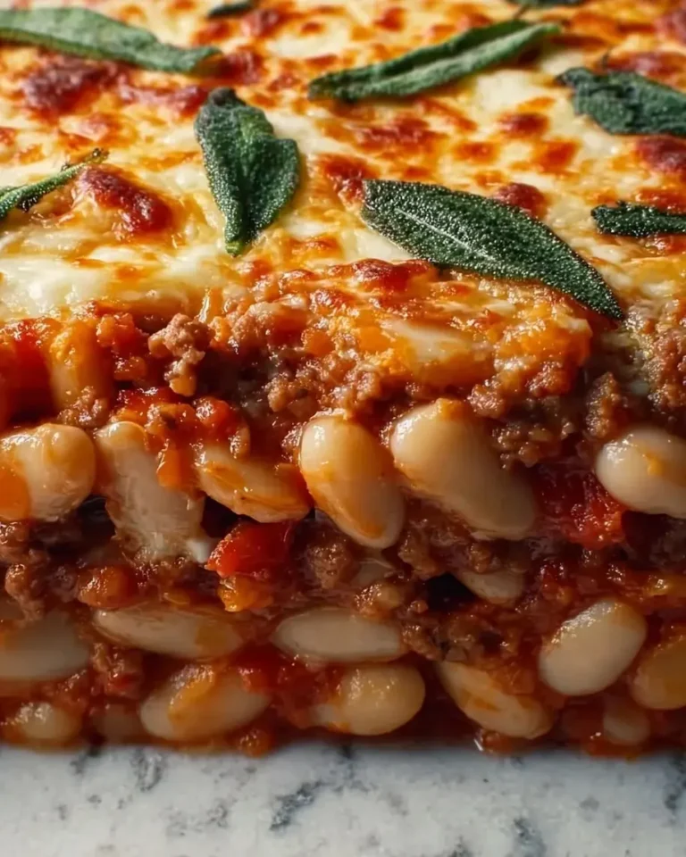 Cheesy White Bean Tomato Bake Recipe