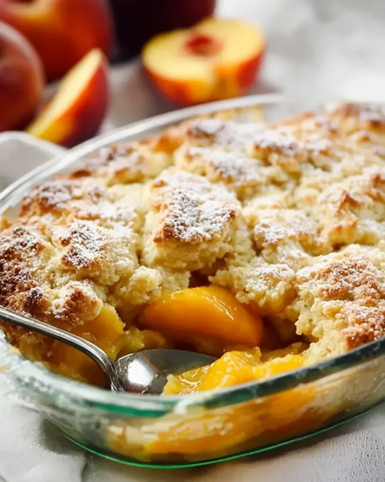 Fresh Peach Cobbler Recipe