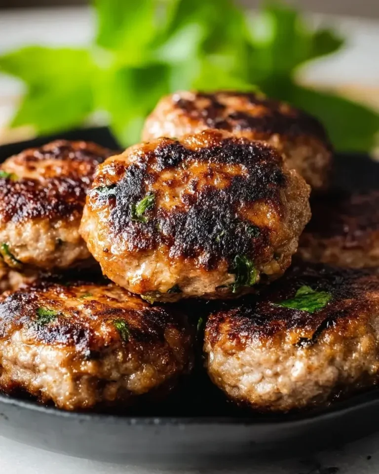 Homemade Ground Chicken Sausage Patties Recipe