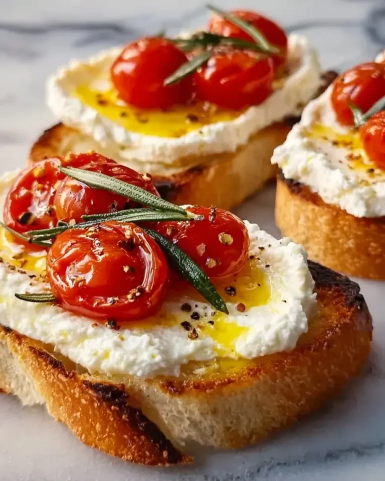 Whipped Feta Bruschetta Recipe