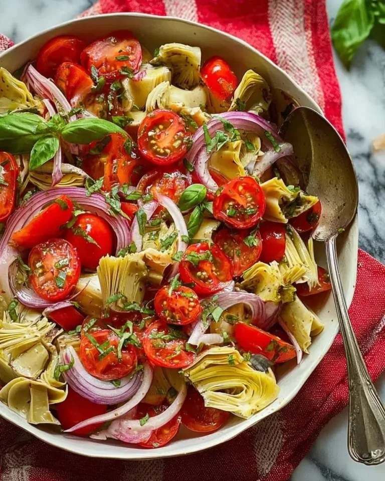 Tuscan Artichoke Tomato Salad Recipe