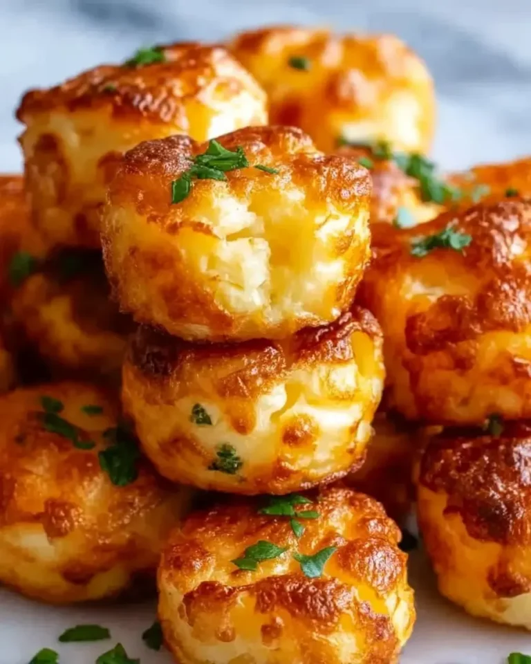 Cheesy Mashed Potato Puffs Recipe