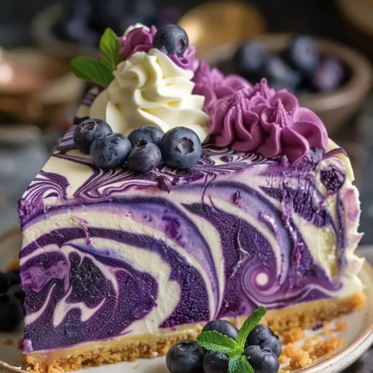 White Chocolate Blueberry Cheesecake Recipe