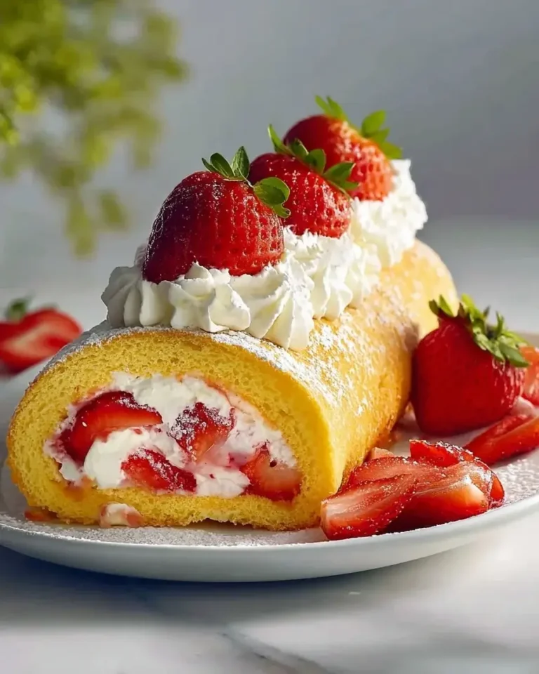 Strawberry Shortcake Roll Recipe