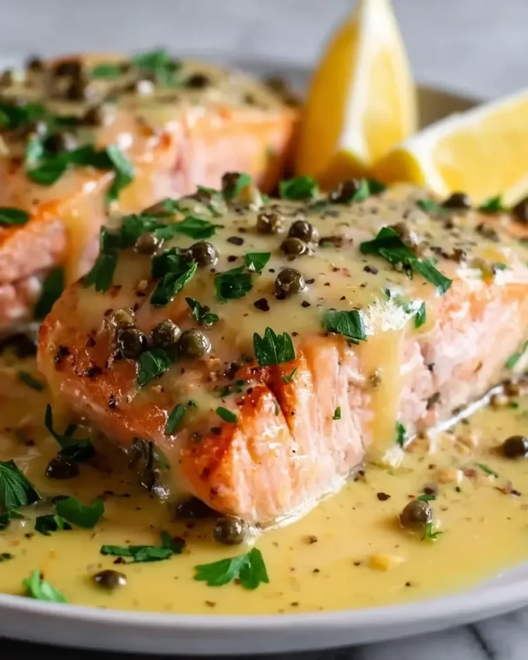 Dijon Salmon with Lemon Dijon Sauce Recipe
