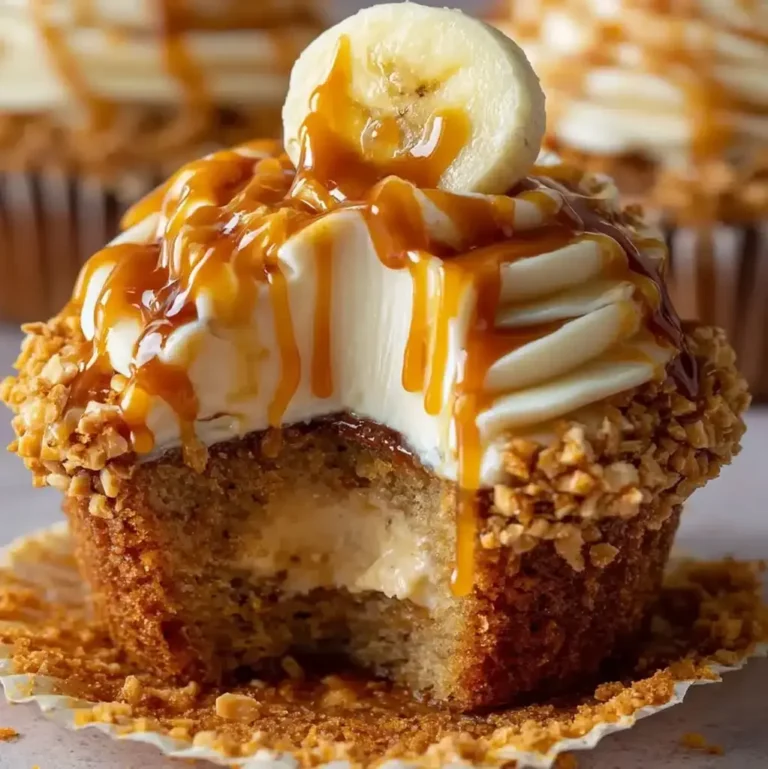 Banana Cheesecake Cupcakes Recipe | Easy Dessert Idea