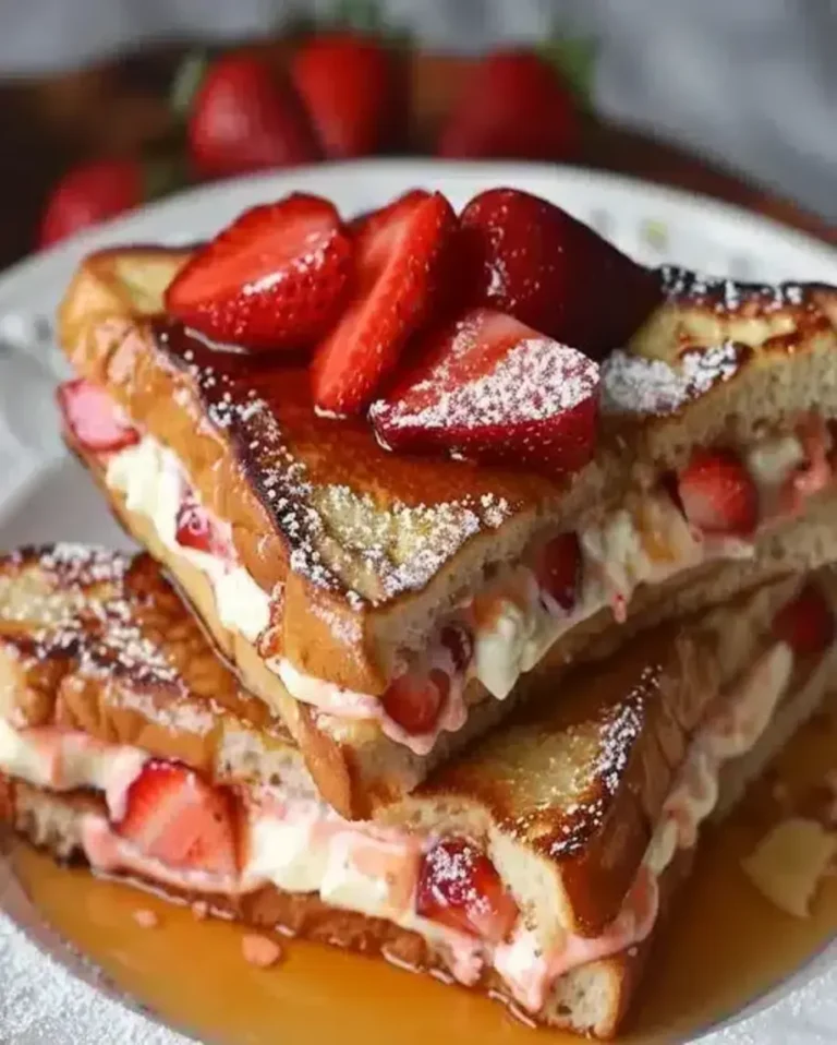 Strawberry Cheesecake French Toast Recipe – Easy & Delicious