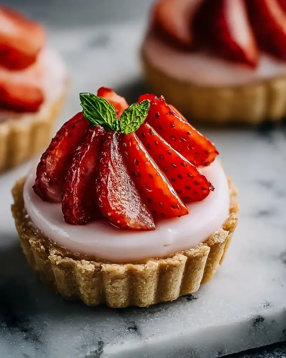 Strawberry Mousse Tartlets Recipe