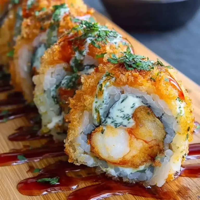 Homemade Shrimp Tempura Roll