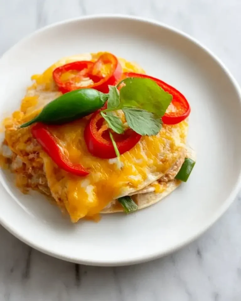 Cheesy Chicken Fajita Casserole Recipe