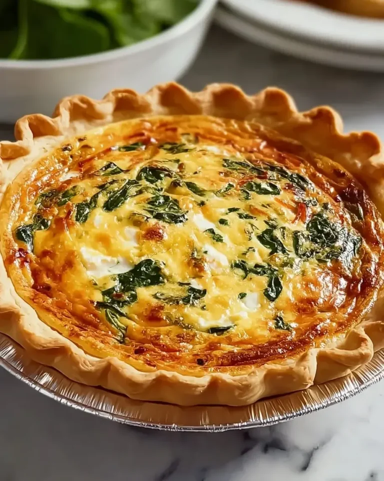 Ricotta Spinach Quiche Recipe