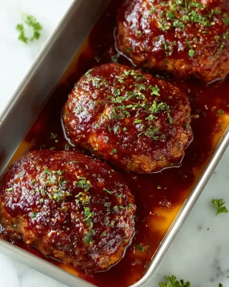 Mini Glazed Chicken Meatloaves Recipe
