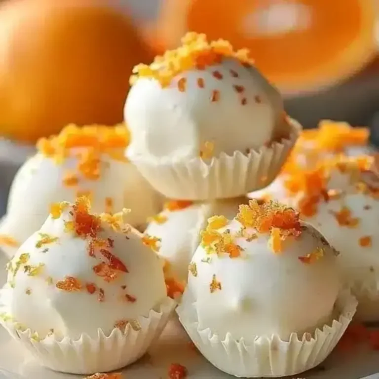 No-Bake Orange Creamsicle Truffles Recipe – Easy Treats
