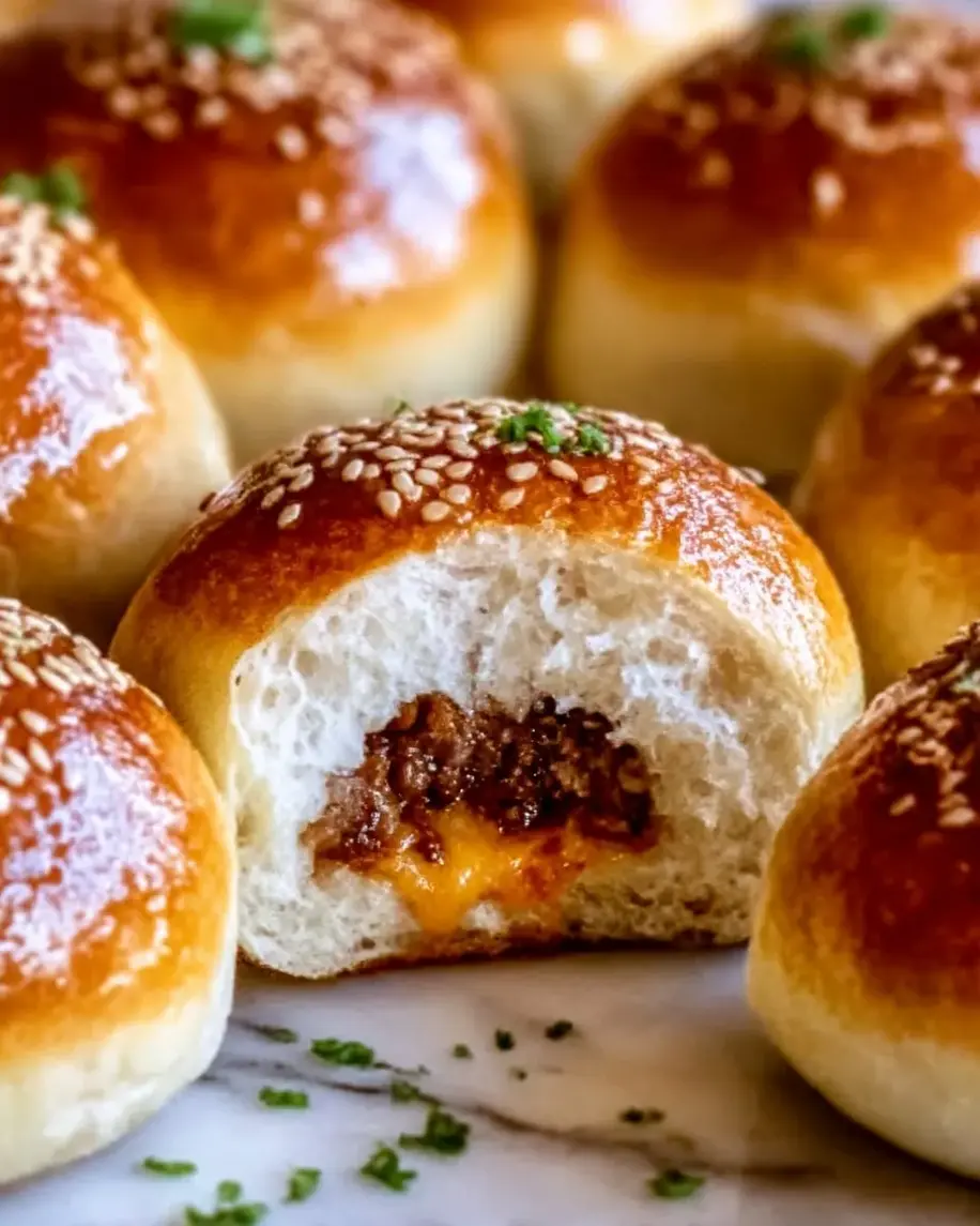 Garlic Parmesan Cheeseburger Bombs Recipe