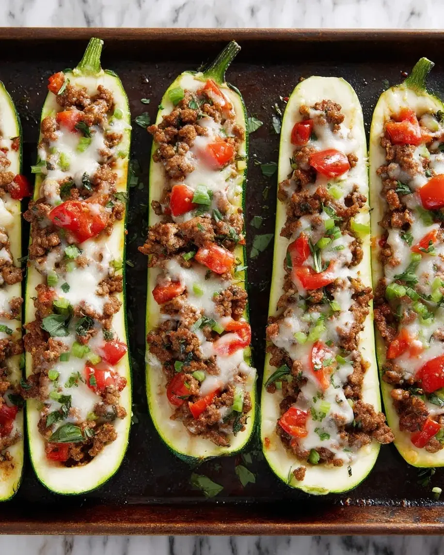 Sausage Zucchini Boats Recipe