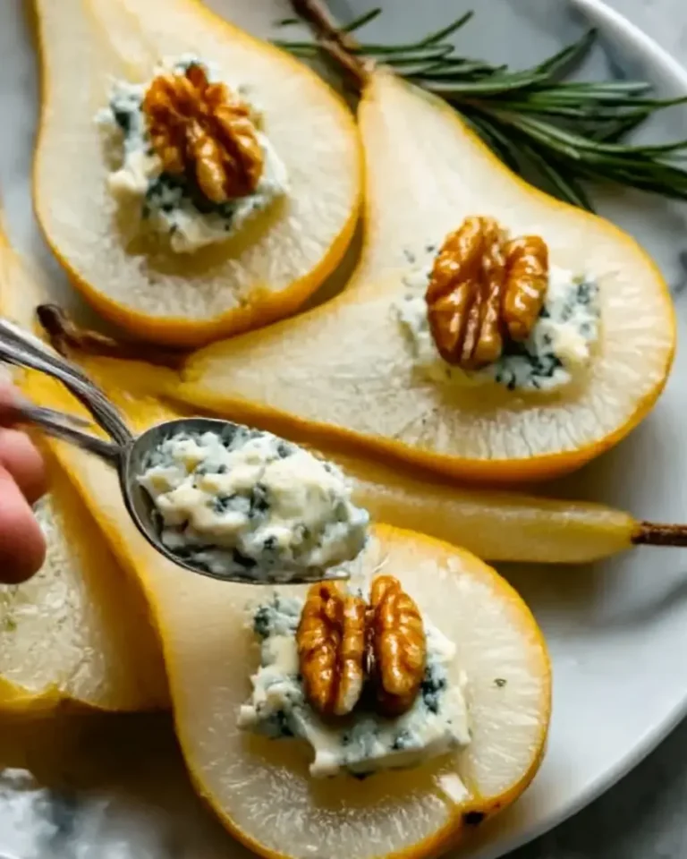 Blue Cheese Stuffed Pears Recipe