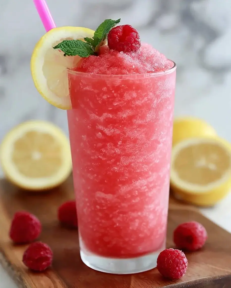 Raspberry Lemonade Slushie: Refreshing Summer Drink Recipe