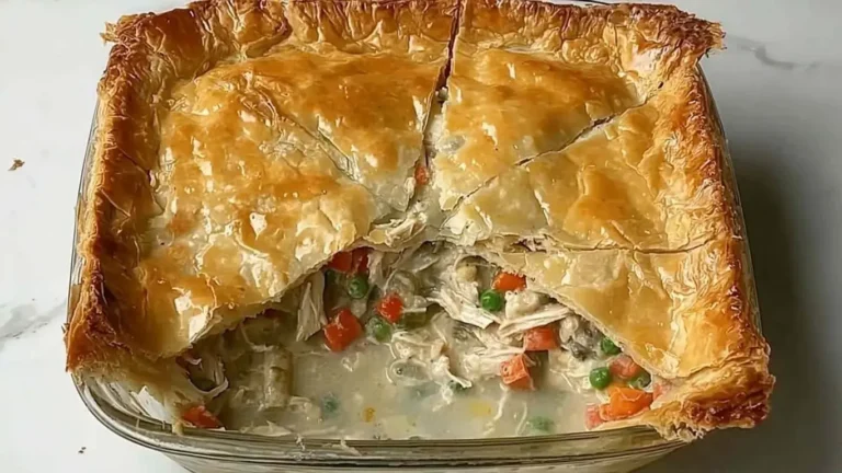 High Protein Chicken Pot Pie | Comfort Food Classic
