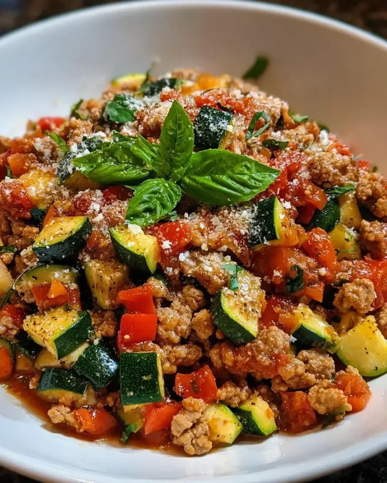 Turkey Zucchini Skillet
