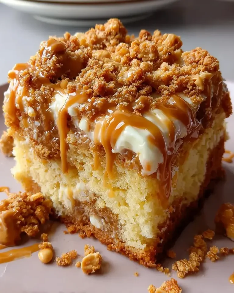 Butterscotch Crunch Cake Dessert