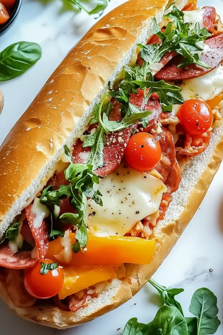 Baked Italian Grinder Sandwiches