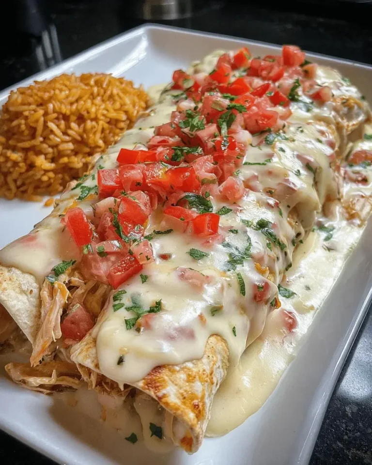 Queso Chicken Enchiladas
