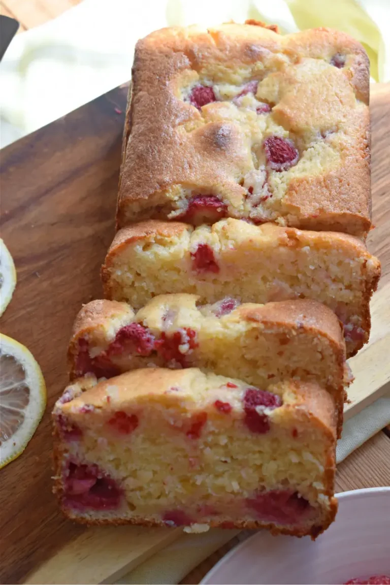 Raspberry Lemon Loaf Cake