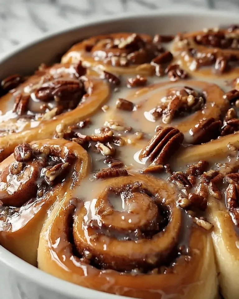 Apple Pecan Cinnamon Roll Bake Recipe