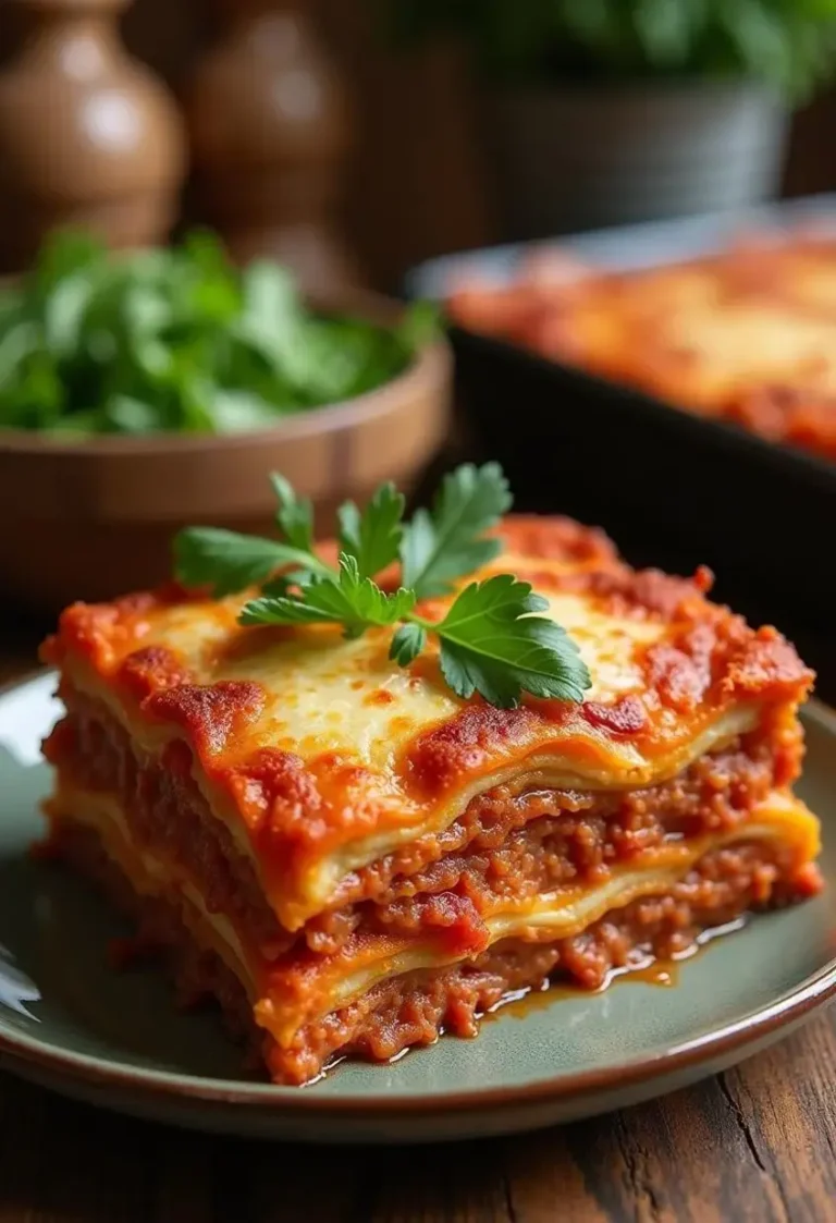 🍝 The Godfather Sicilian Lasagna – A Rich, Flavorful Feast! 🍷