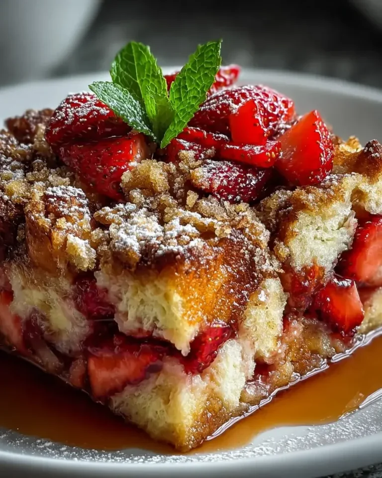 Strawberry French Toast Casserole