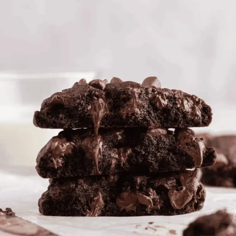 The Ultimate Crumbl Dark Dream Cookies (Rich, Fudgy + Loaded With Chocolate)