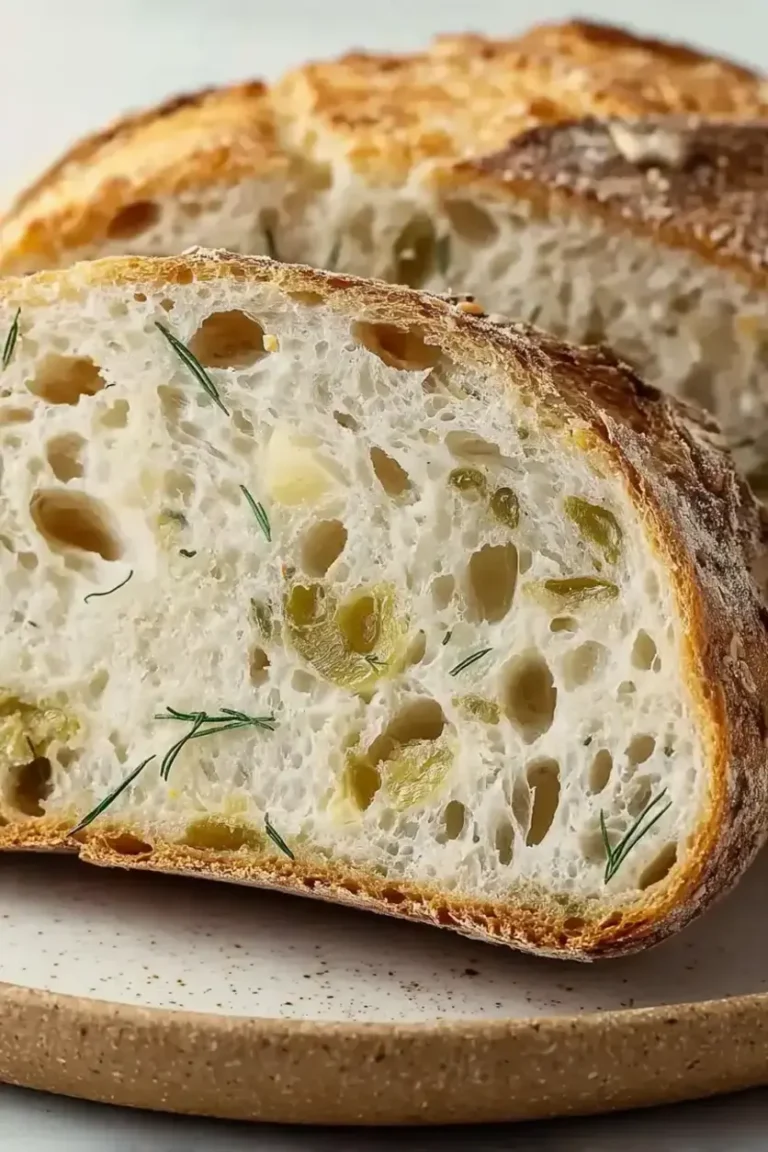 Flavorful Dill Pickle Sourdough Bread