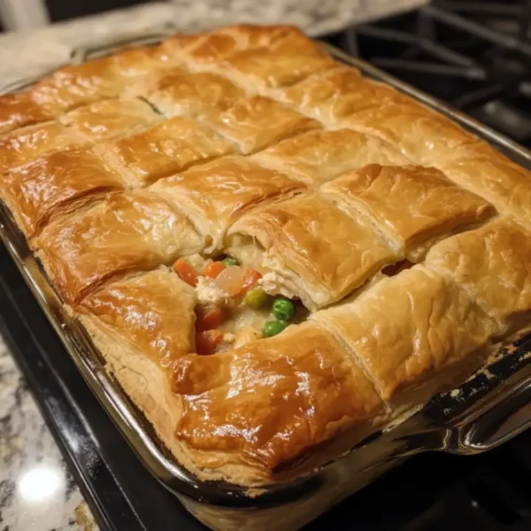 Chicken Pot Pie with Puff Pastry Recipe