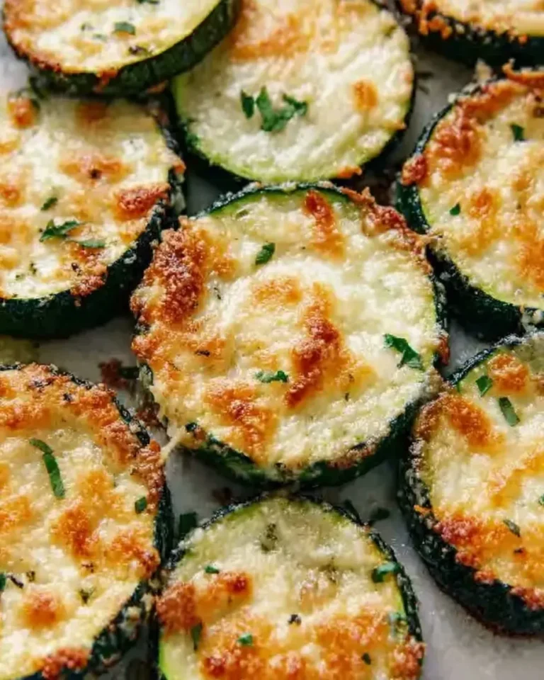 Crispy Parmesan Zucchini Rounds Recipe