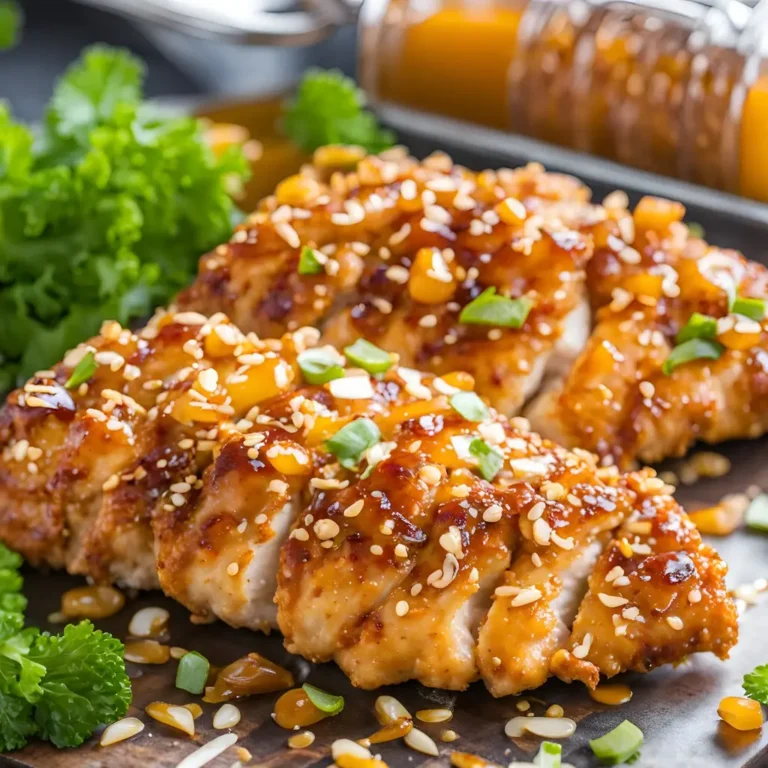 Baked Crunchy Hot Honey Chicken Recipe