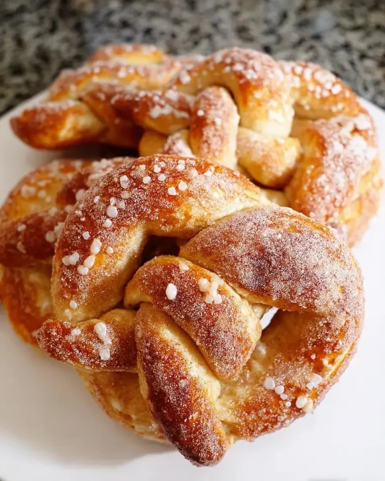 Cinnamon Sugar Soft Pretzels