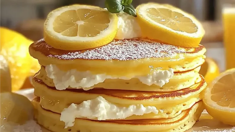 Lemon Ricotta Breakfast Pancakes – Easy & Impressive