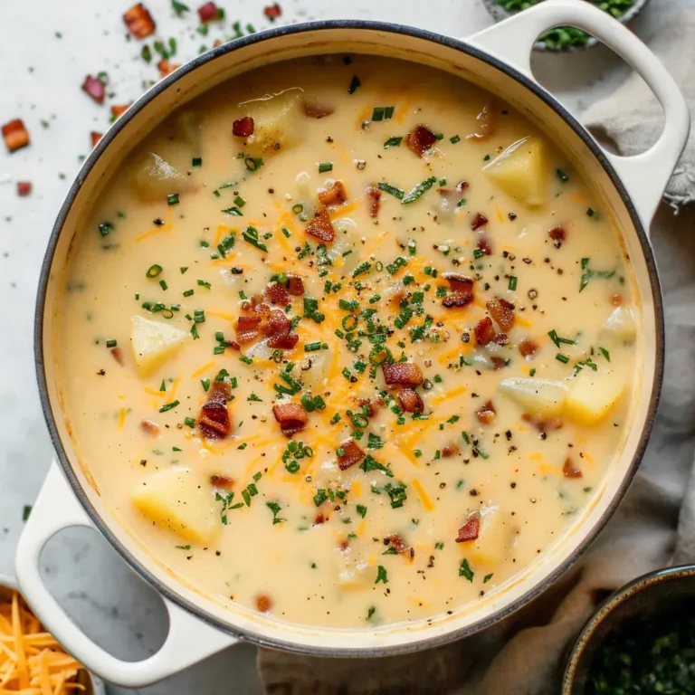 The Best Homemade Loaded Potato Soup