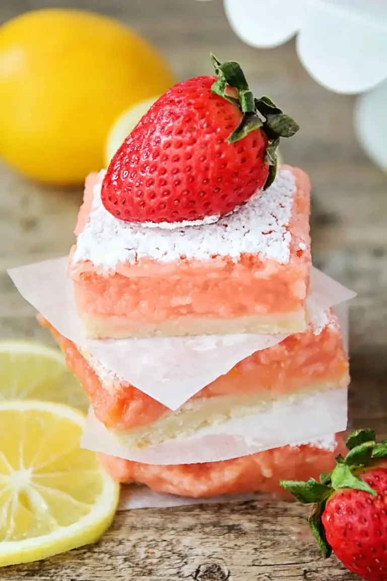 Strawberry Lemonade Bars – The Baker Upstairs